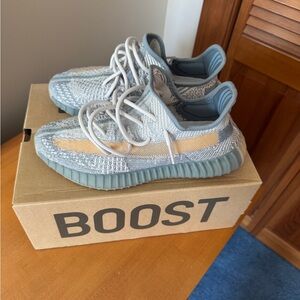 Yeezy Boost 350 V2 Blue Gray with Tan Stripe